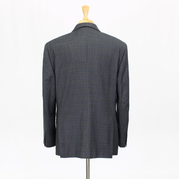 Tasso Elba 44R Gray Check 2-Button Sport Coat Blazer Jacket G141 - Picture 7 of 11